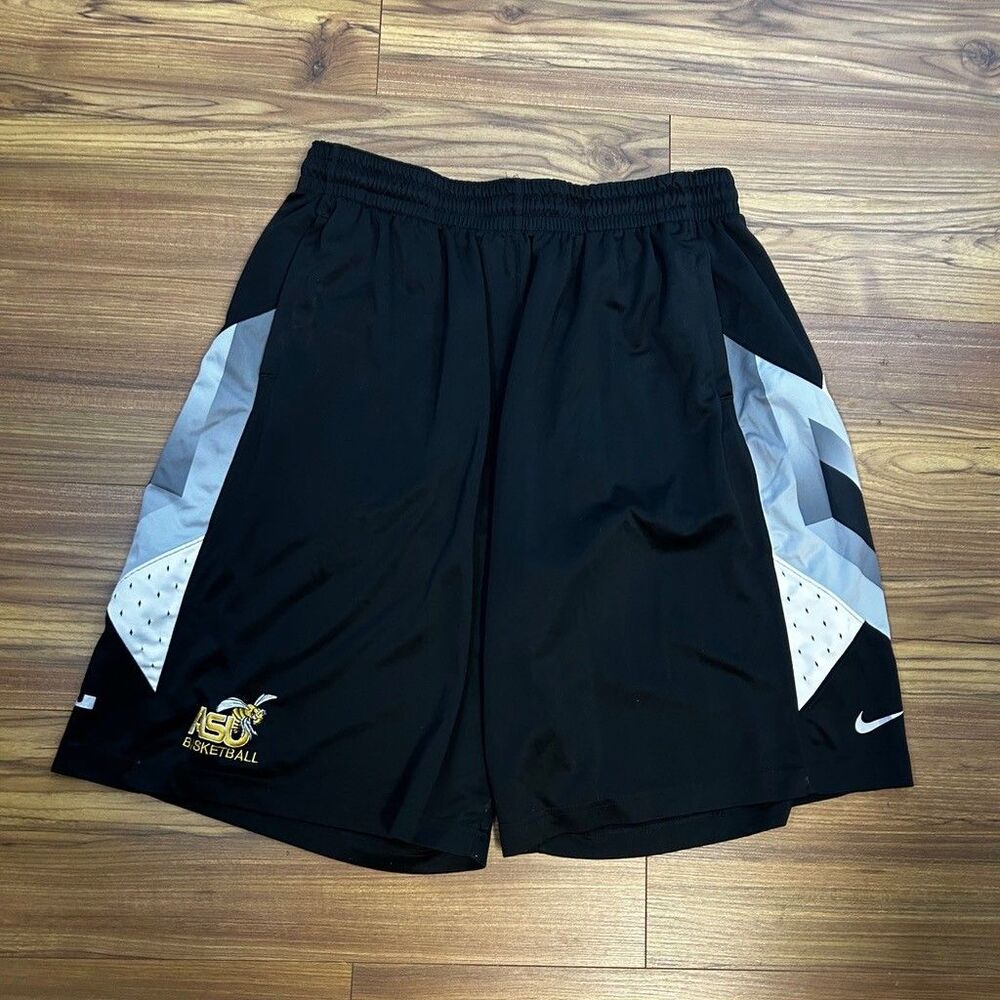 Alabama State Hornets Nike Dri-Fit Basketball Shorts Mens XXL Black NCAA